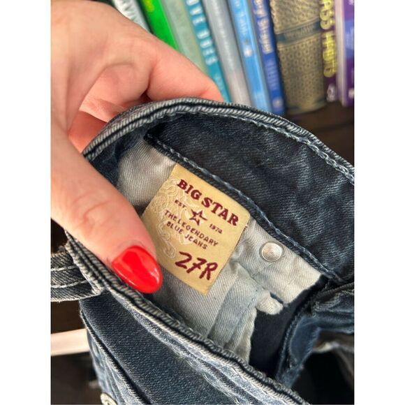 Big Star Bootcut Button Pocket Jeans Size 27R - Picture 5 of 6